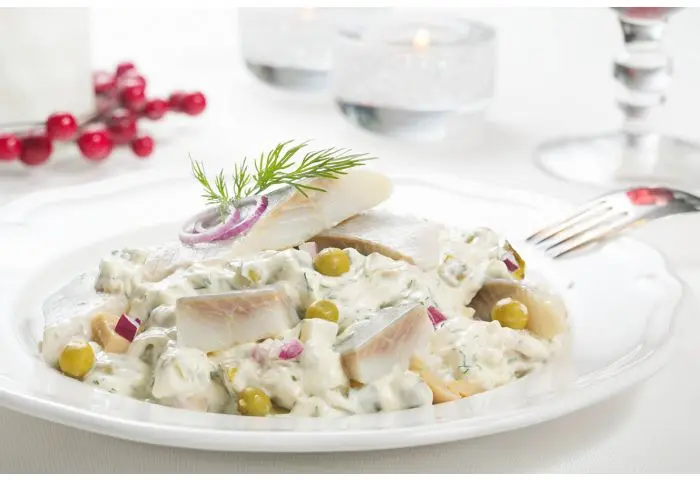 Śledzie w sosie tatarskim, 500 g