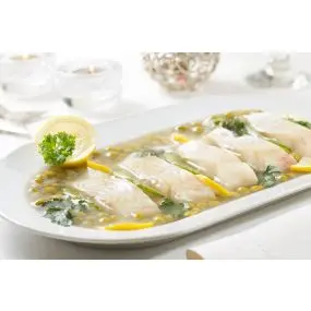 Filet z dorsza z groszkiem w galarecie, 1 kg