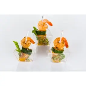 Mini szaszłyk z grillowaną krewetką 10 szt.